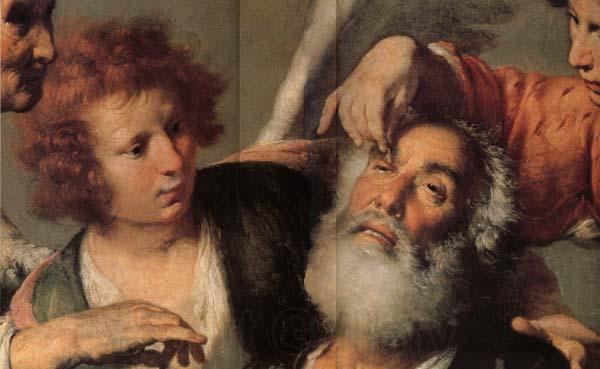 Bernardo Strozzi Detail of The Healing of Tobit Spain oil painting art